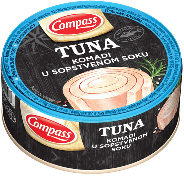 Compass Tunjevina komadi u sopstvenom sosu 160g
