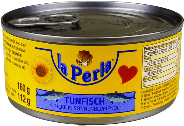 La Perla Tunjevina komadi u suncokretovom ulju 160g