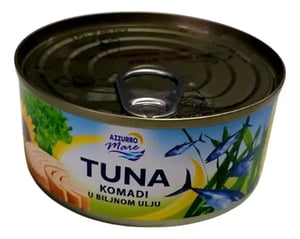 Azzurro Mare Tunjevina komadi u biljnom ulju 160g