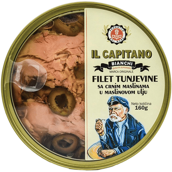 Il Capitano Tunjevina fileti sa crnim maslinama 160g