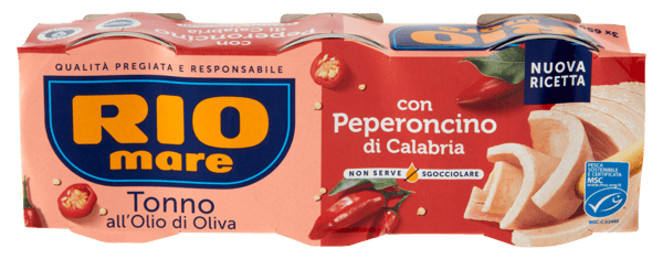 Rio Mare Tunjevina komadi sa ljutom paprikom 3x65g