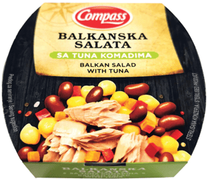 Compass Tunjevina balkanska salata 160g