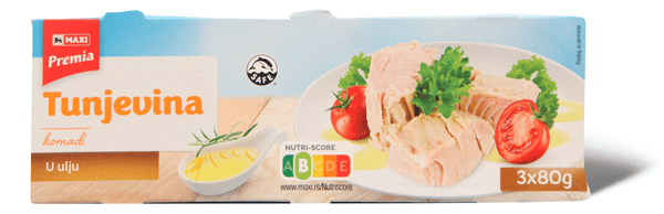 Maxi Tunjevina komadi u biljnom ulju 3x80g
