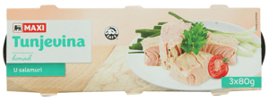 Maxi Tunjevina komadi u salamuri 3x80g