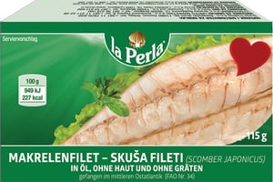 La Perla Skuša fileti 115g