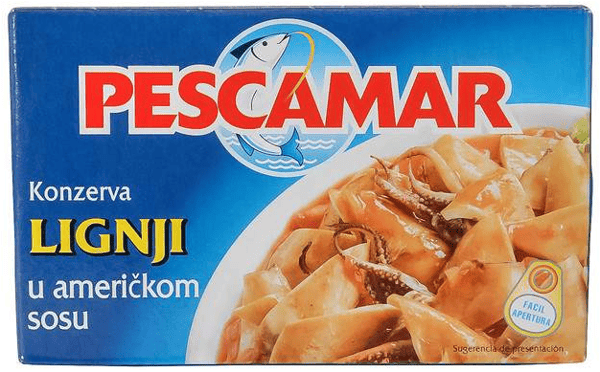 Pescamar Lignje u američkom sosu 111g
