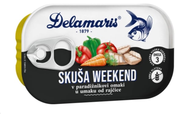 Delamaris Vikend skuša sa povrćem 125g