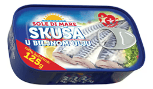 Sole Di Mare Skuša u biljnom ulju 125g