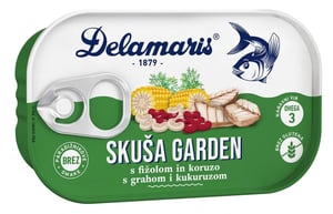 Delamaris Garden skuša sa povrćem 125g