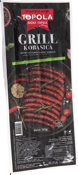 Topola Grill kobasica 360g