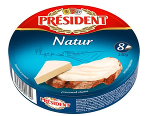 President Topljeni sir natur 140g