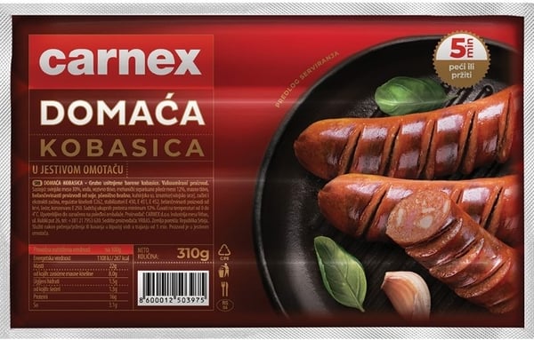 Carnex Kobasica domaća 310g