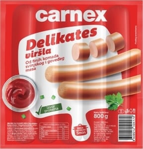 Carnex Viršle Delikates 800g