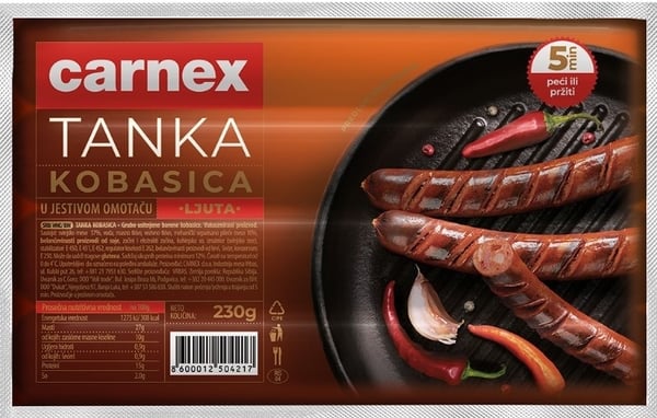 Carnex Kobasica tanka 230g