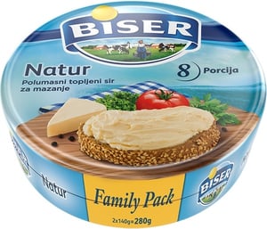 Biser Topljeni sir duopack 2x140g