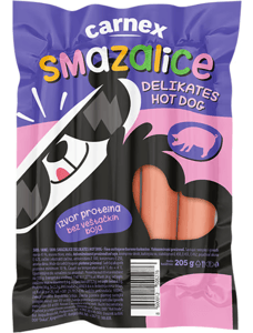 Carnex Viršla delikates hot dog smazalice 205g