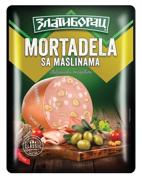 Zlatiborac Mortadela sa maslinama 125g