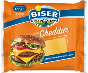 Biser Lisnati sir Cheddar 100g