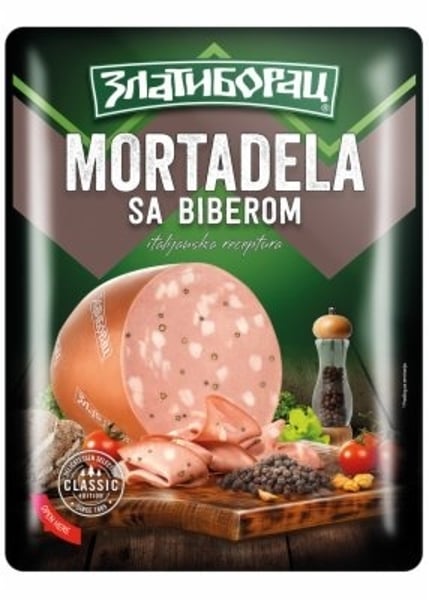 Zlatiborac Mortadela sa biberom 125g