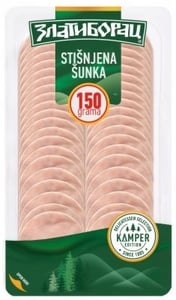 Zlatiborac Kamper stišnjena šunka slajs 150g
