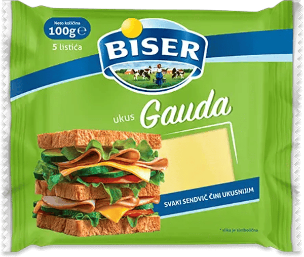Biser Lisnati sir gauda 100g