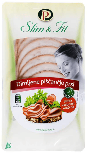 Perutnina Ptuj Dimljena pileća prsa 100g