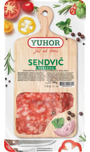 Yuhor Sendvič kobasica slajs 100g