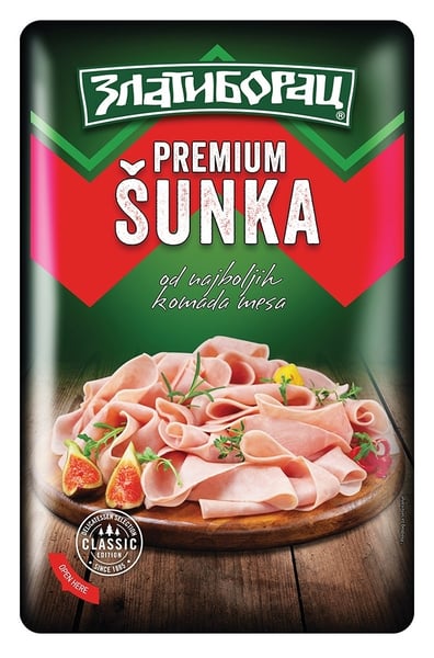Zlatiborac Premium šunka slajs 125g