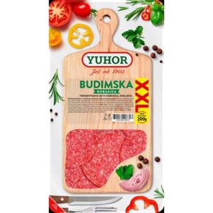 Yuhor Budimska kobasica slajs 200g