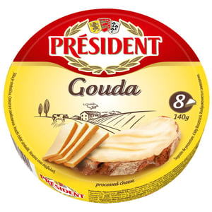 President Topljeni sir gauda 140g