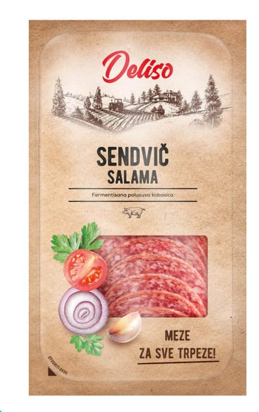 Deliso Sendvič salama slajs 200g