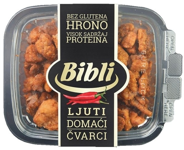 Bibli Ljuti domaći čvarci 200g