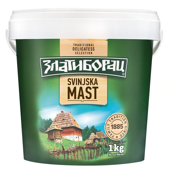 Zlatiborac Domaća svinjska mast 1kg