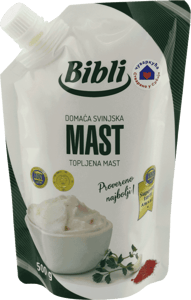 Bibli Domaća svinjska mast doypack 500g