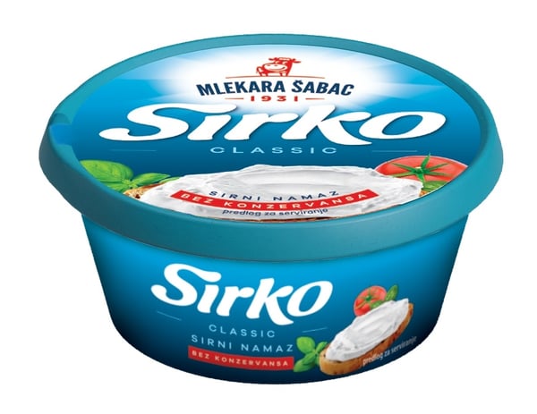 Mlekara Šabac Sirko Sirni namaz 100g