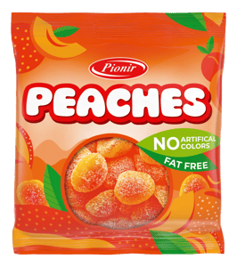 Pionir Bombone gumene Gummy peaches 100g