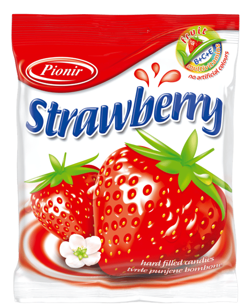 Pionir Bombone Strawberry 100g