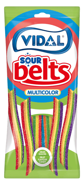 Vidal Gumene bombone rainbow belt 90g