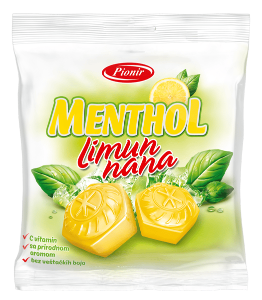 Pionir Bombone mentol limun i nana 100g