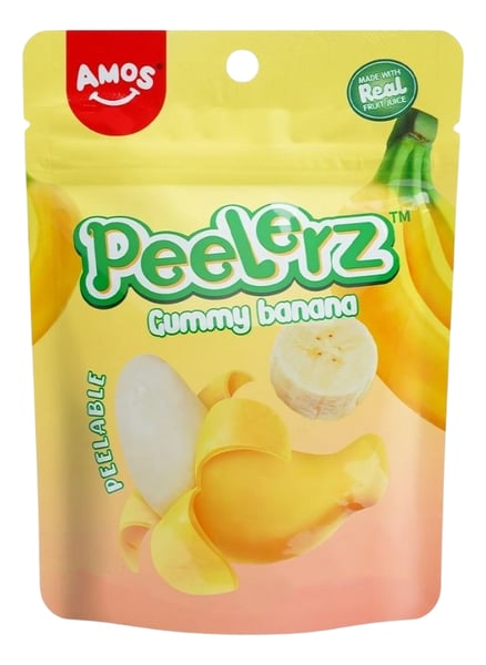 Amos Gumene bombone Peelerz banana 65g