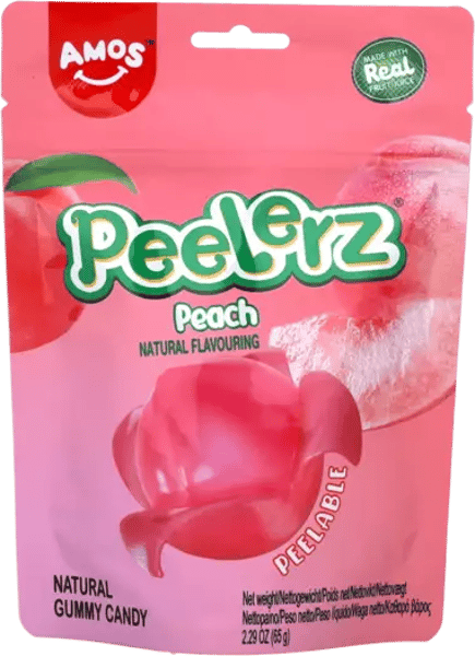 Amos Gumene bombone Peelerz breskva 65g
