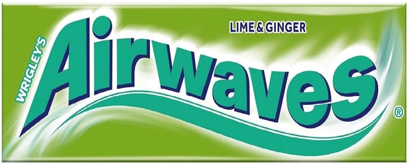 Airwaves Žvake lime&ginger 14g