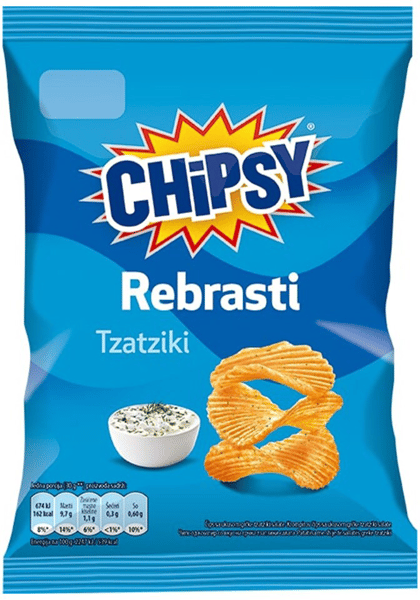 Marbo Čips tzatziki rebrasti 60g