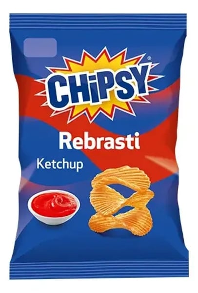 Marbo Čips rebrasti ketchup 95g