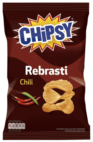 Marbo Čips rebrasti chili 95g