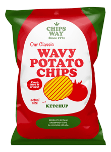 Chips Way Kečap rebrasti 150g