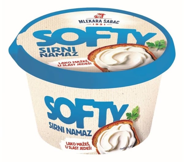 Mlekara Šabac Sirni namaz SOFTY 60%mm 200g