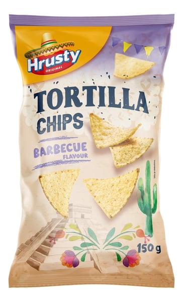 Hrusty Čips tortilja roštilj 150g