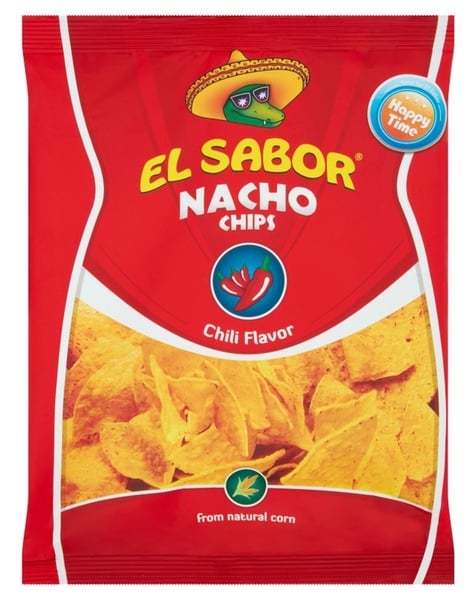 El Sabor Nacho chips chili 100g
