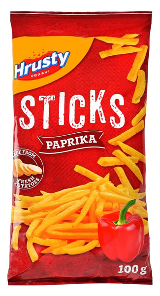 Hrusty Čips Sticks paprika 100g